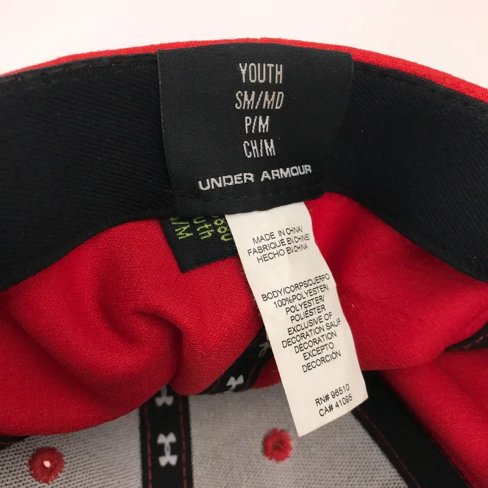 UA Under Armour Re Hat With Black Logo Youth size SM/MD
